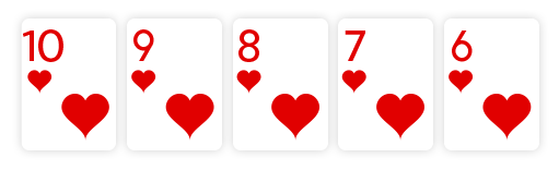Example of Straight Flush Hand in Poker